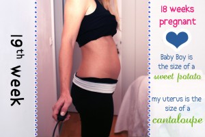 Baby Bump Week 19 - 18w6d