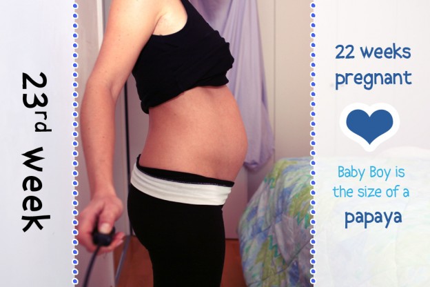 My 23rd week baby bump story