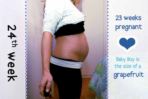 My 24th week baby bump story