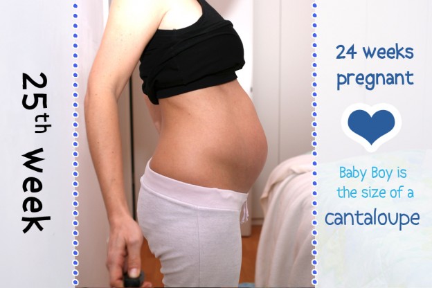 My 25th week baby bump story