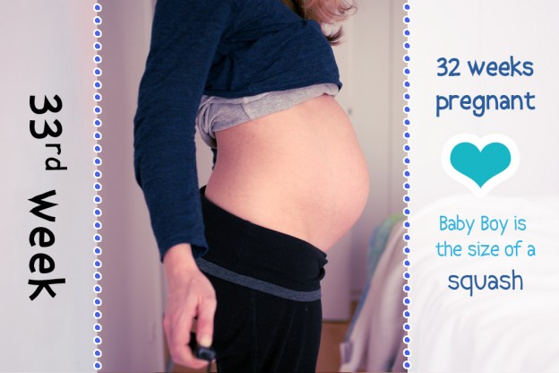 My 33rd week baby bump story