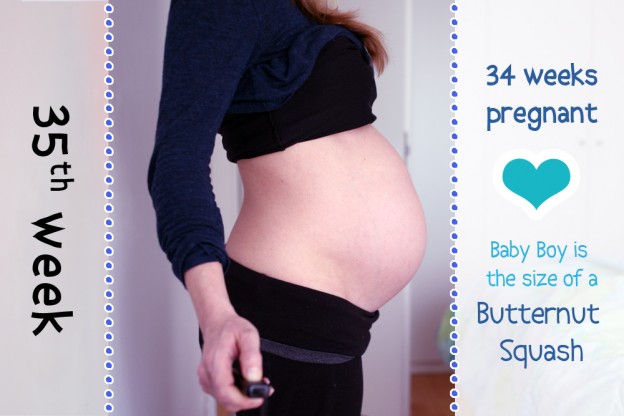 My 35th week baby bump story