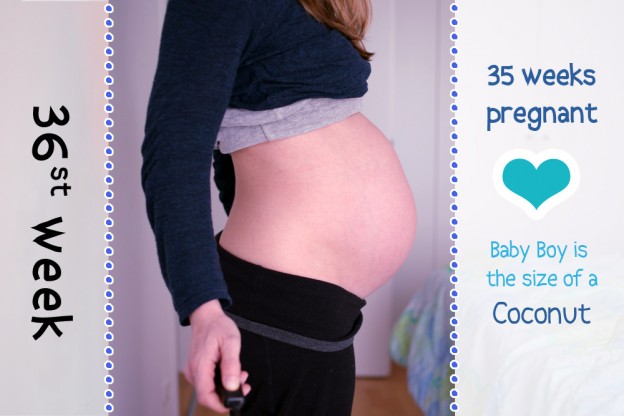 My 36st week baby bump story