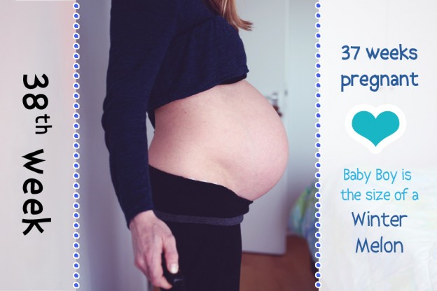 My 38th week baby bump story